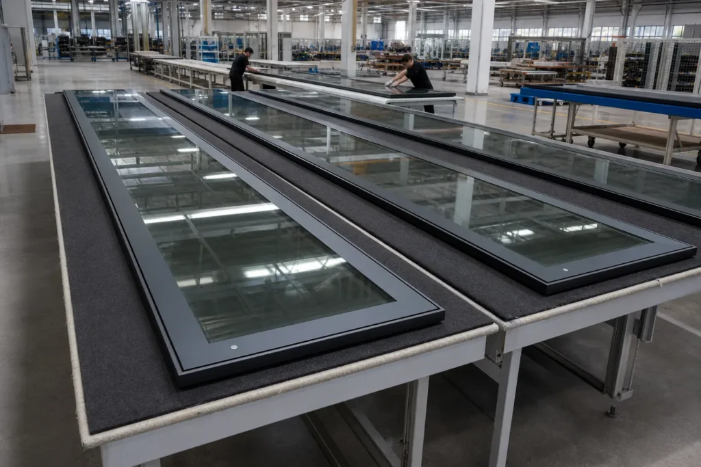 Systèmes de cloisons vitrées mobiles sur mesure